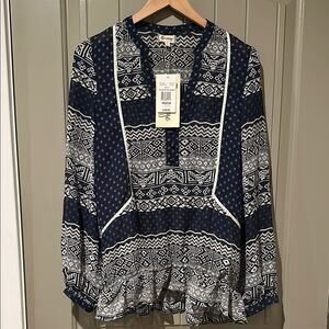 OLSENBOYE Boho/Aztec Top M